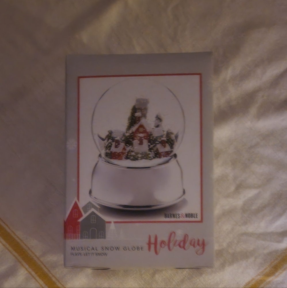 NIB - Christmas Musical Snow Globe